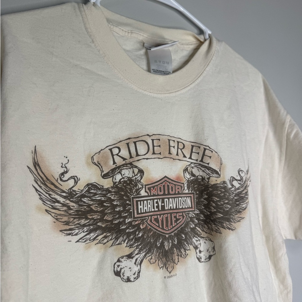 Harley-Davidson White Graphic Tee